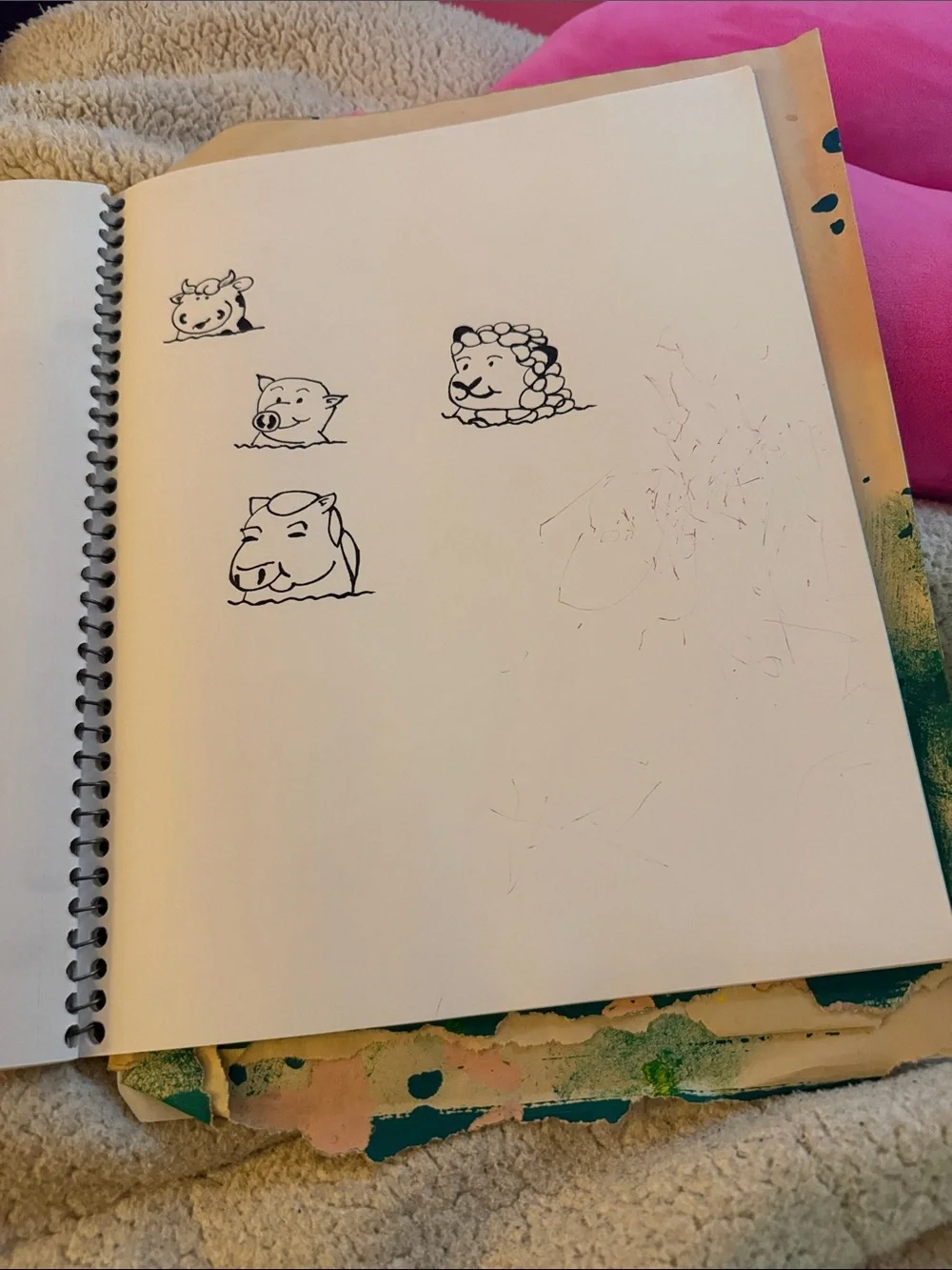 Sketch Diary Impressions Spiral Sketchbook - White